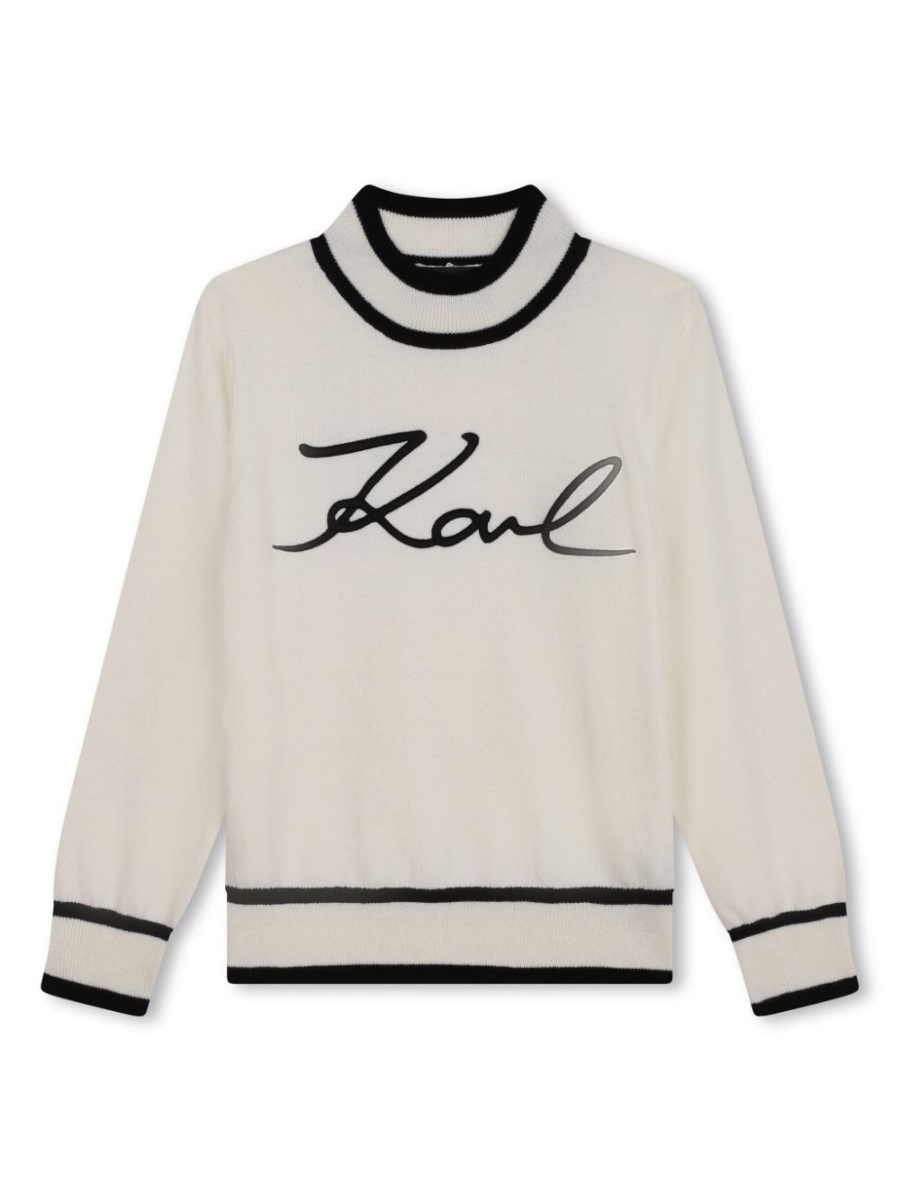 Karl Lagerfeld Kids maglione a collo alto - Ninna Nanna