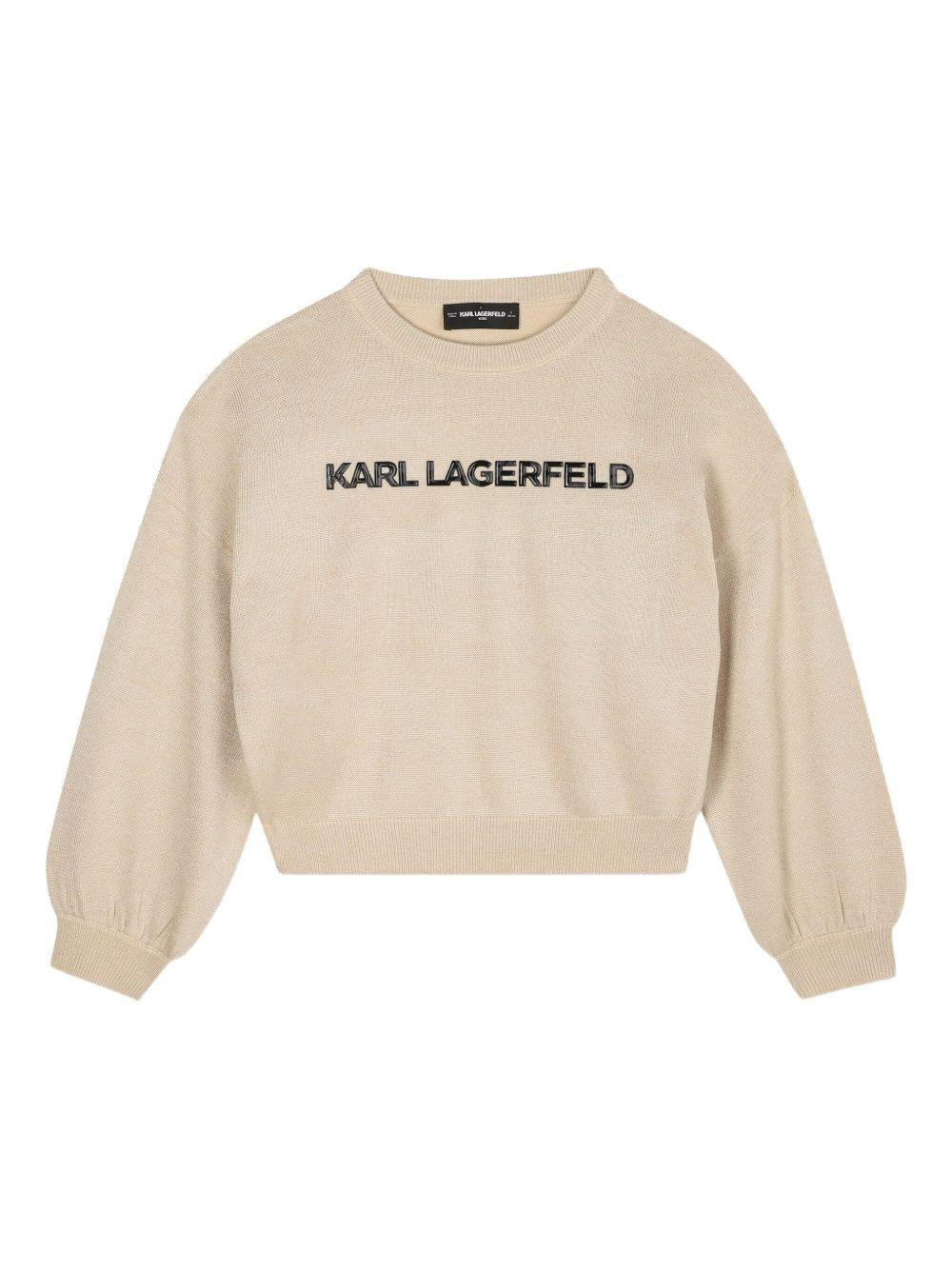 Karl Lagerfeld Kids maglione con logo - Ninna Nanna