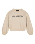 Karl Lagerfeld Kids maglione con logo - Ninna Nanna