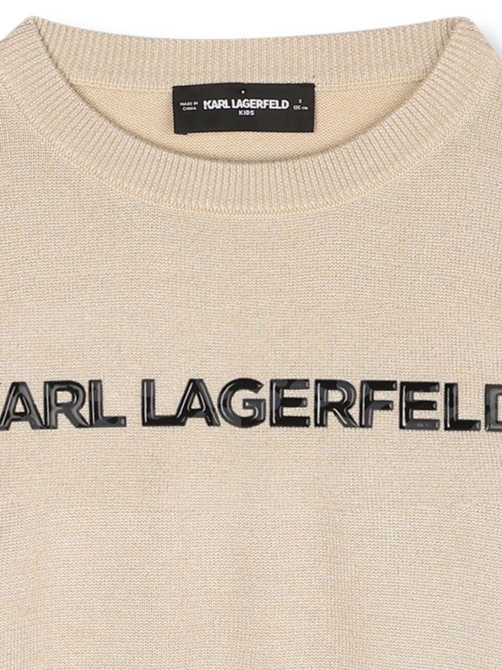 Karl Lagerfeld Kids maglione con logo - Ninna Nanna