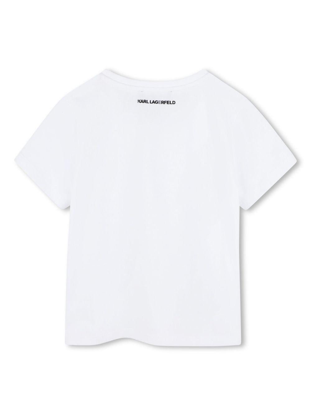 Karl Lagerfeld Kids t-shirt con stampa - Ninna Nanna