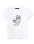 Karl Lagerfeld Kids t-shirt con strass - Ninna Nanna
