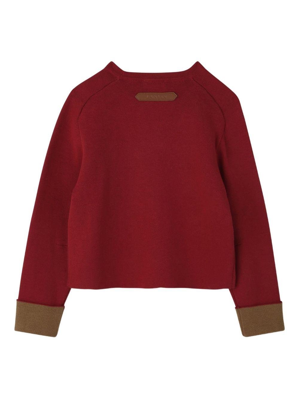 Lanvin Kids felpa con logo - Ninna Nanna