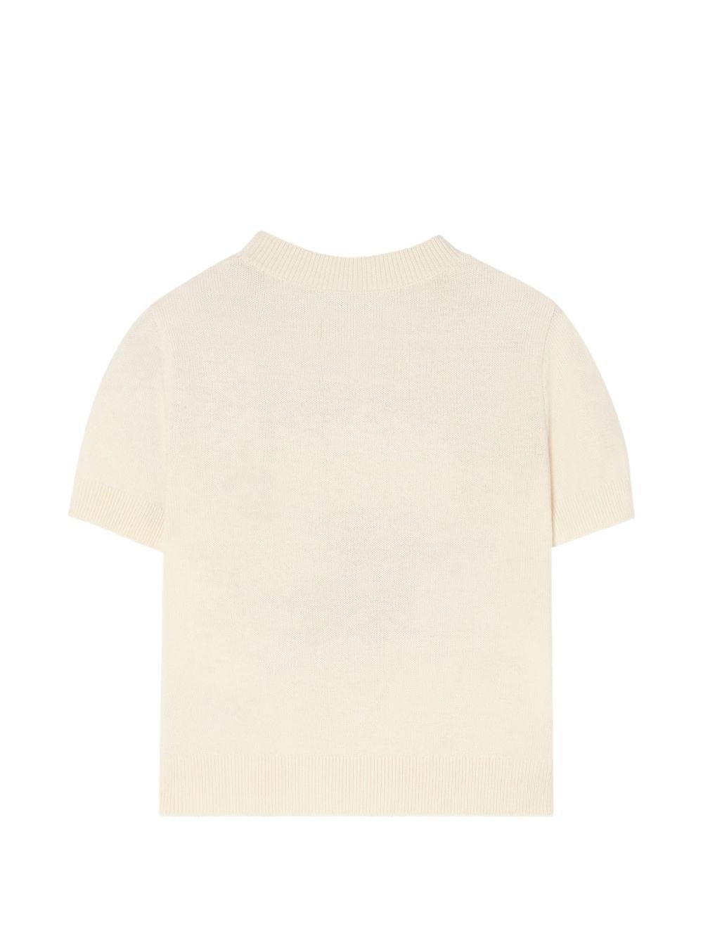 Maglia per bambina Burberry Kids con logo - Ninna Nanna