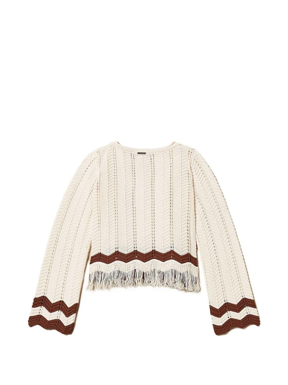 Maglia per bambina Twinset Kids con frange - Ninna Nanna