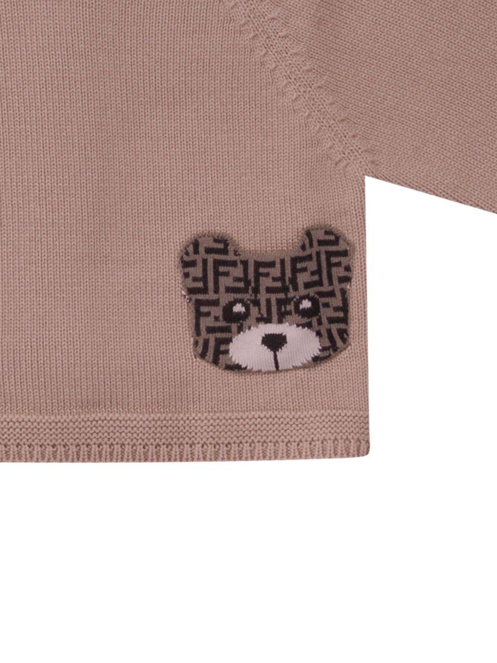 Maglioncino per neonato Fendi Kids con orsetto - Ninna Nanna