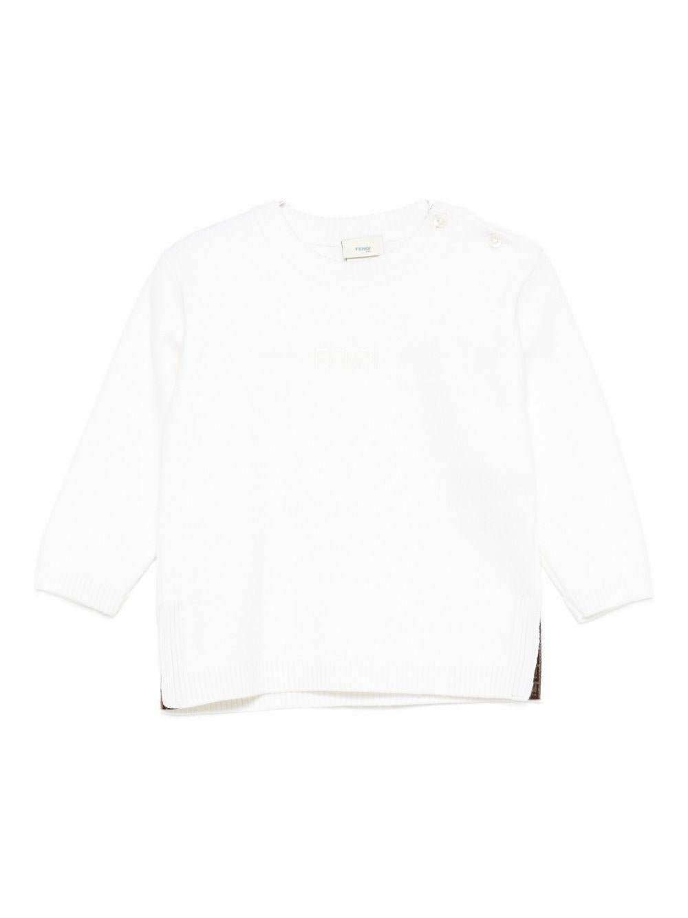 Maglioncino per neonato Fendi Kids con ricamo - Ninna Nanna
