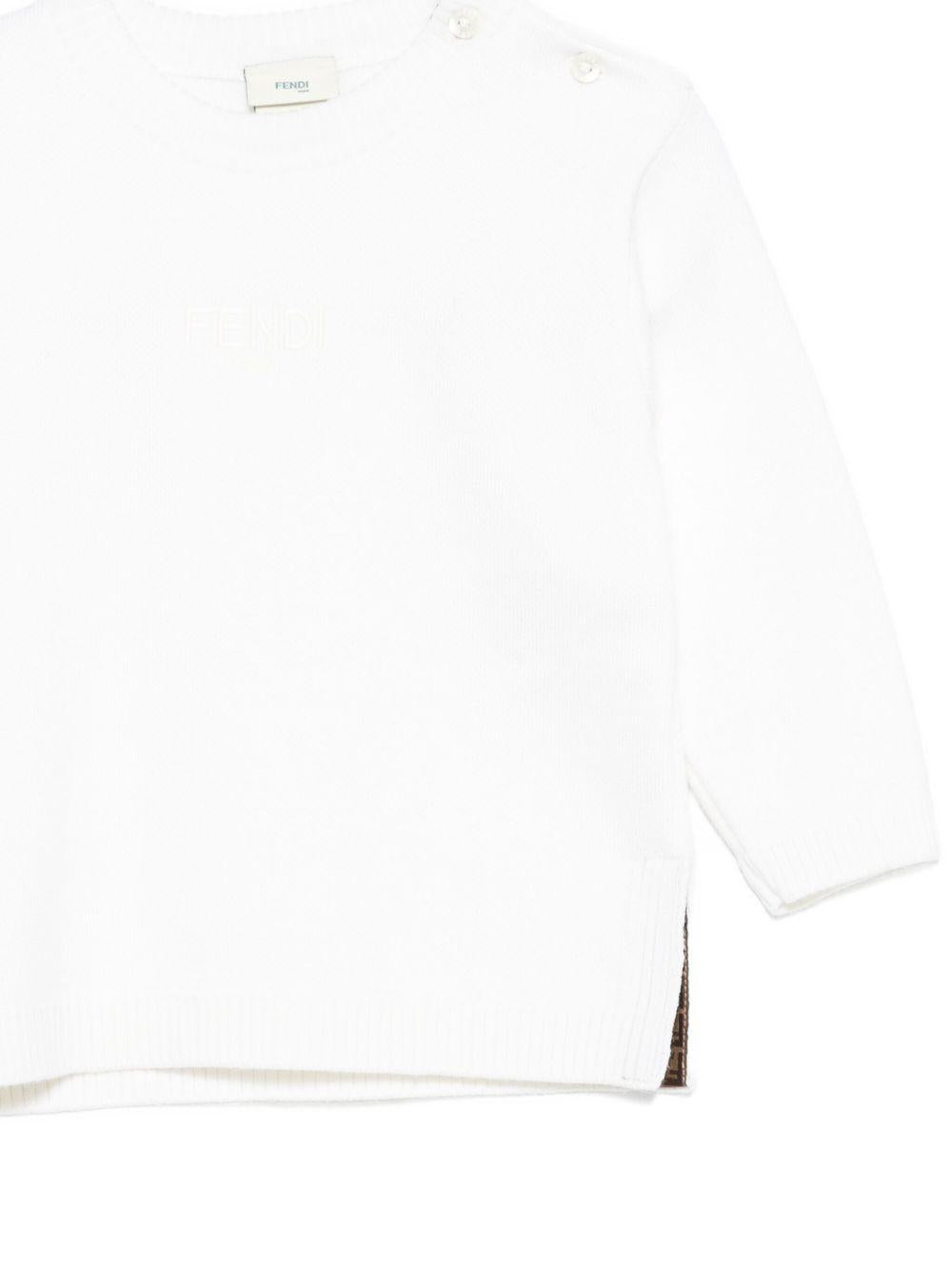 Maglioncino per neonato Fendi Kids con ricamo - Ninna Nanna