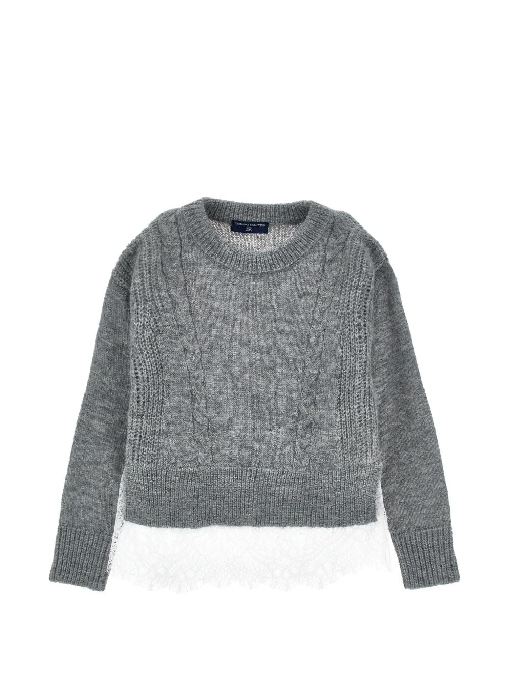 Maglione per bambina Ermanno Scervino Kids con pizzo - Ninna Nanna