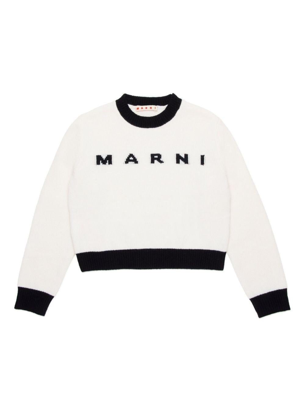 Maglione per bambina Marni Kids con logo - Ninna Nanna