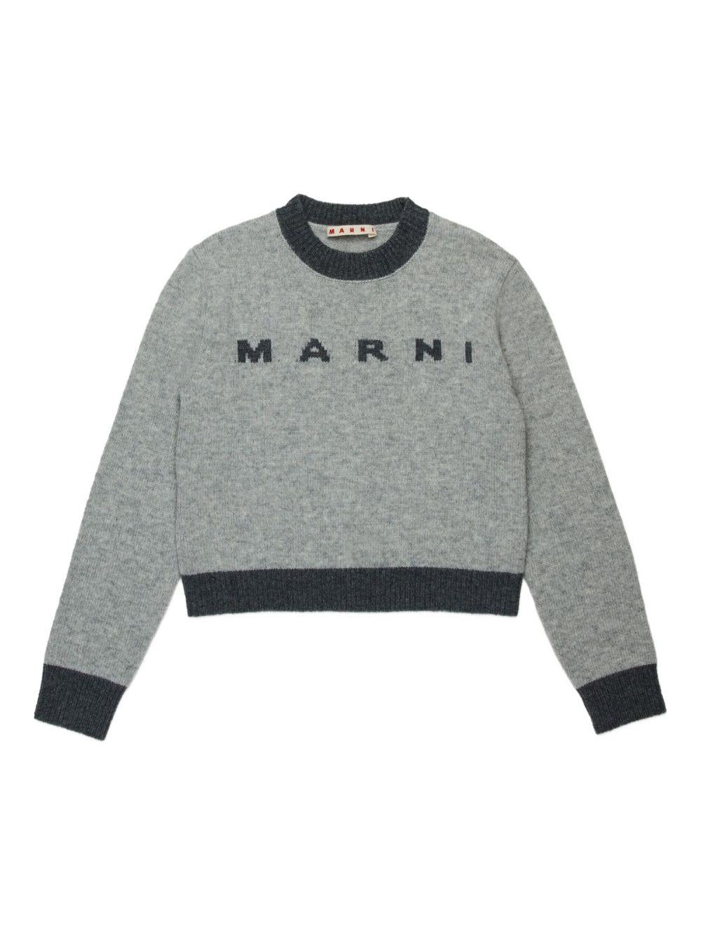 Maglione per bambina Marni Kids con logo - Ninna Nanna