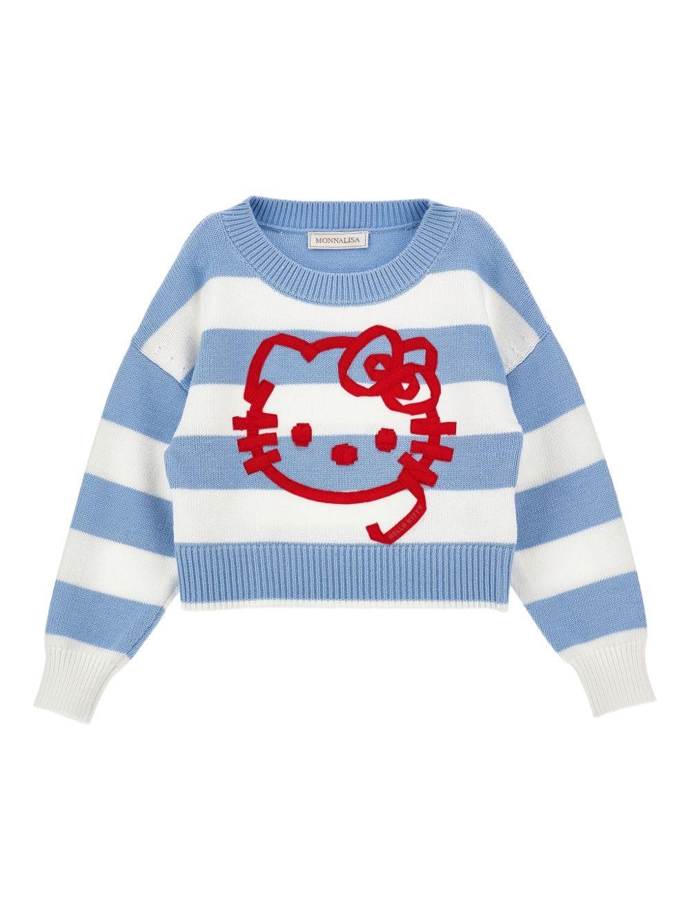 Maglione per bambina Monnalisa a righe - Ninna Nanna