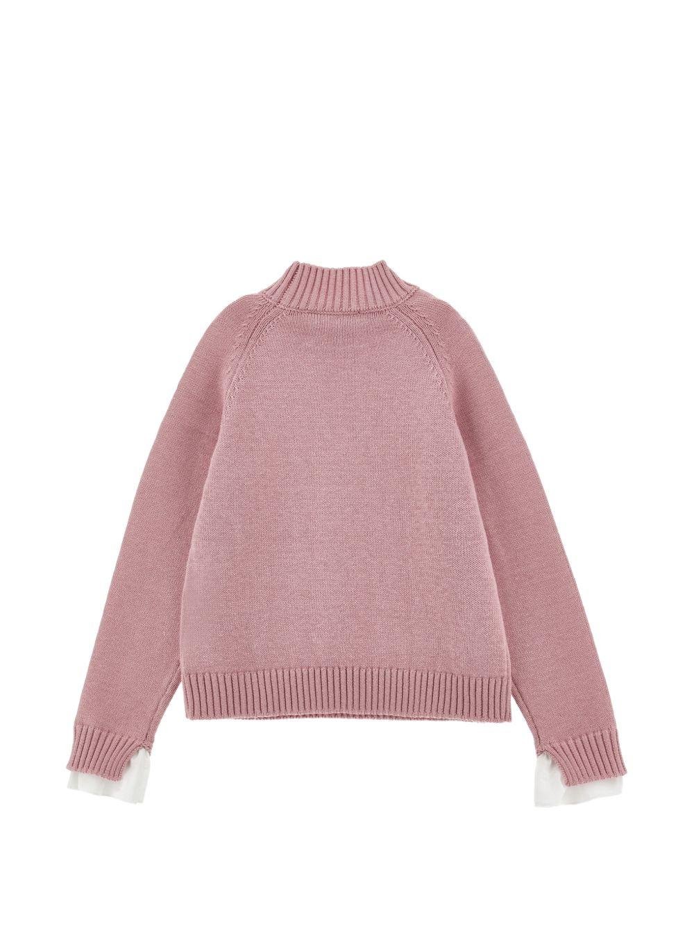 Maglione per bambina Monnalisa in lana - Ninna Nanna