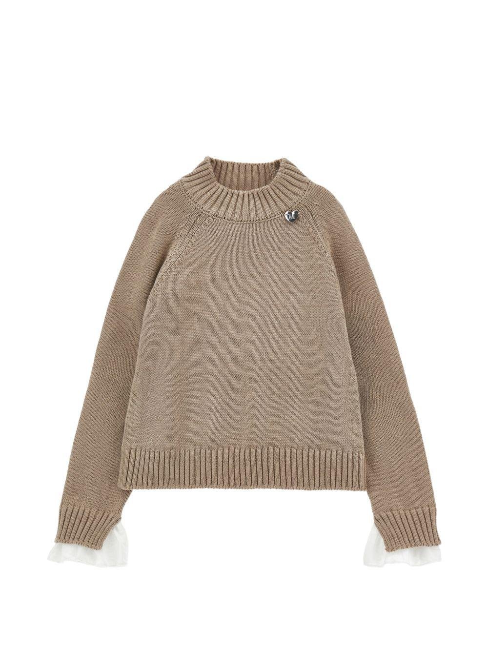 Maglione per bambina Monnalisa in lana - Ninna Nanna