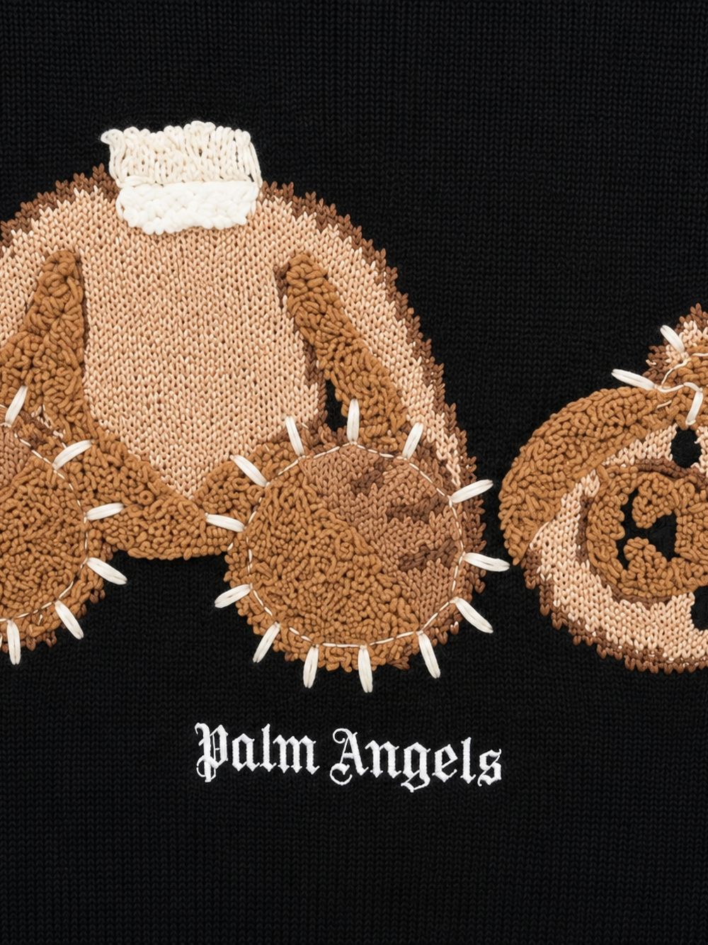 Maglione per bambina Palm Angels Kids con orsetto - Ninna Nanna