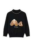 Maglione per bambina Palm Angels Kids con orsetto - Ninna Nanna