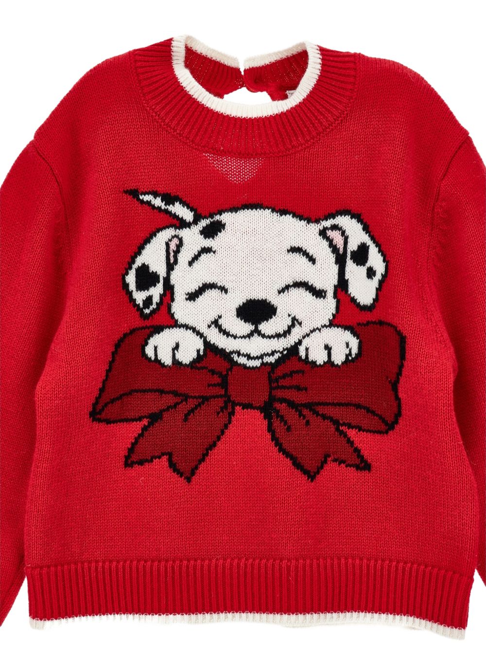 Maglione per neonata Monnalisa dalmata - Ninna Nanna