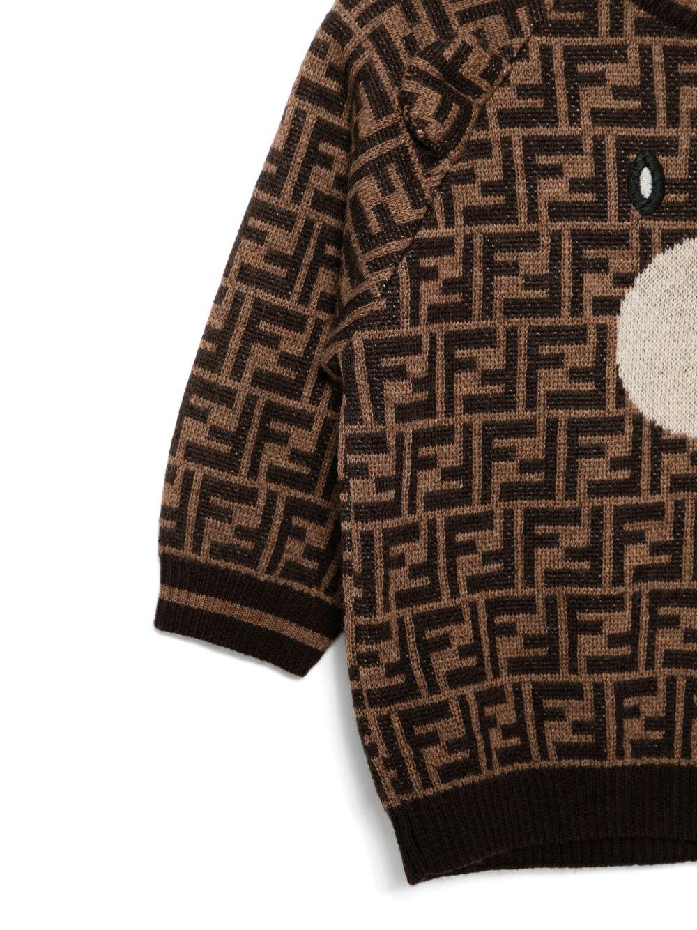 Maglione per neonato Fendi Kids con orsetto - Ninna Nanna