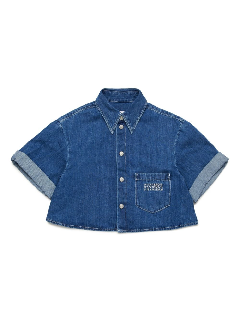 Maison Margiela Kids camicia in jeans - Ninna Nanna