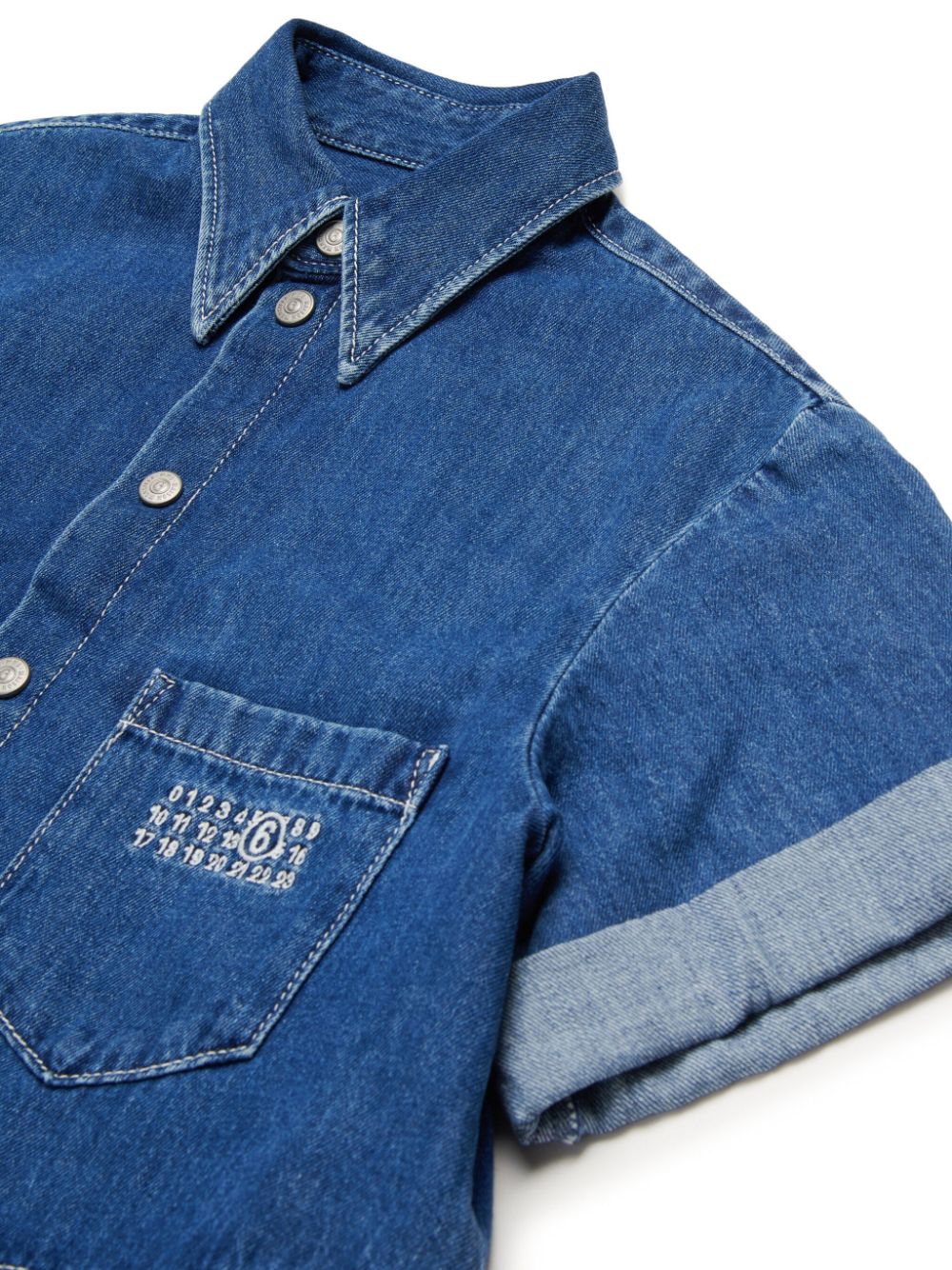 Maison Margiela Kids camicia in jeans - Ninna Nanna