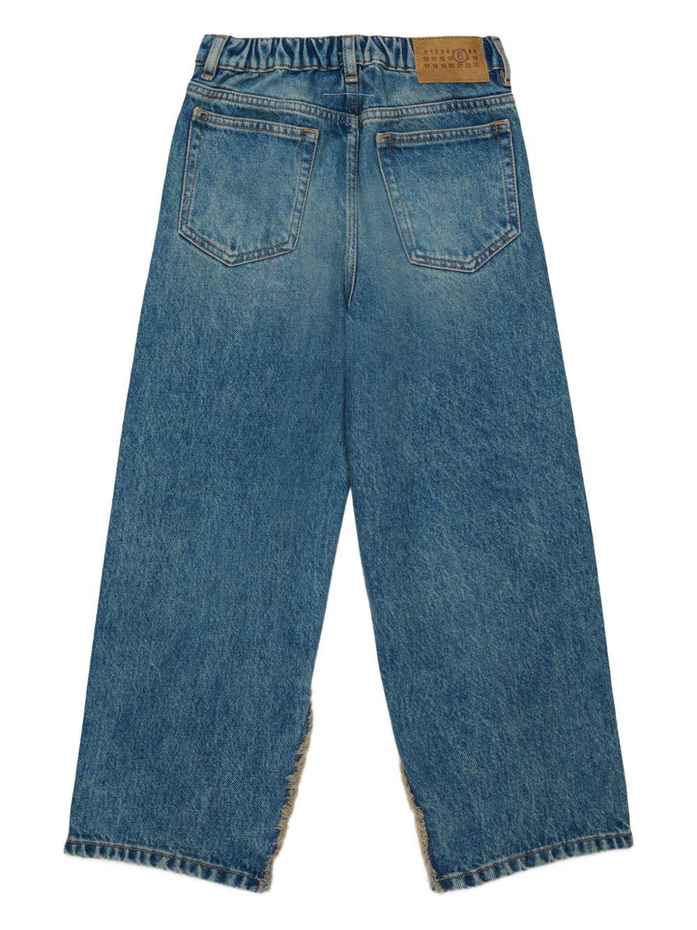 Maison Margiela Kids jeans dritti - Ninna Nanna