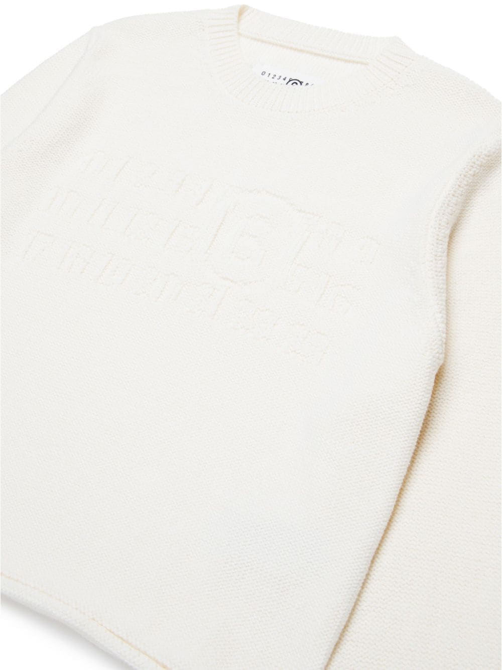 Maison Margiela Kids maglione con logo - Ninna Nanna