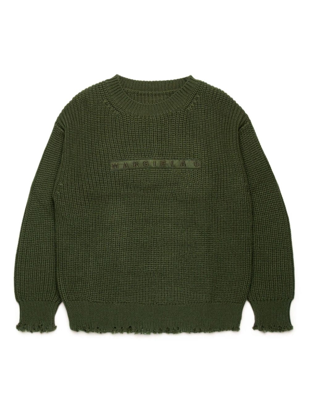 Maison Margiela Kids maglione con logo - Ninna Nanna