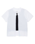 Maison Margiela Kids t-shirt a strati - Ninna Nanna