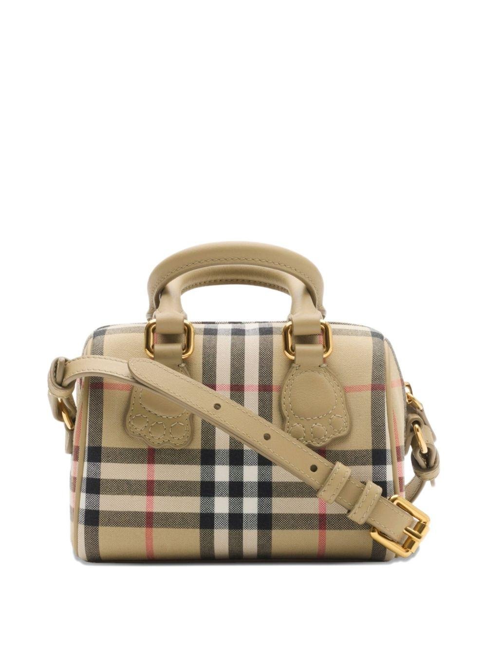 Mini borsa per bambina Burberry Kids in check - Ninna Nanna