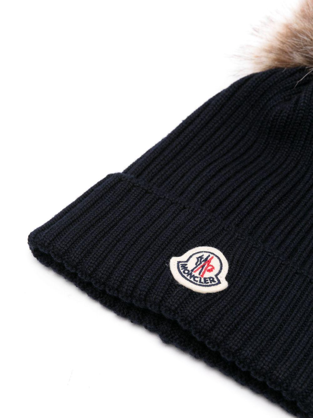 Moncler Enfant cappello con pompon - Ninna Nanna