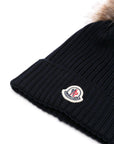 Moncler Enfant cappello con pompon - Ninna Nanna