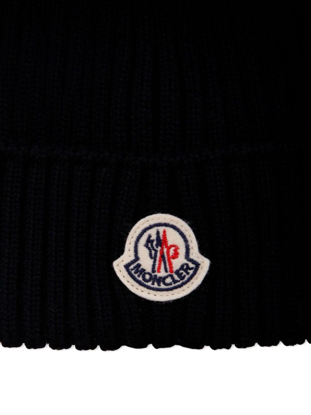Moncler Enfant cappello con pompon - Ninna Nanna