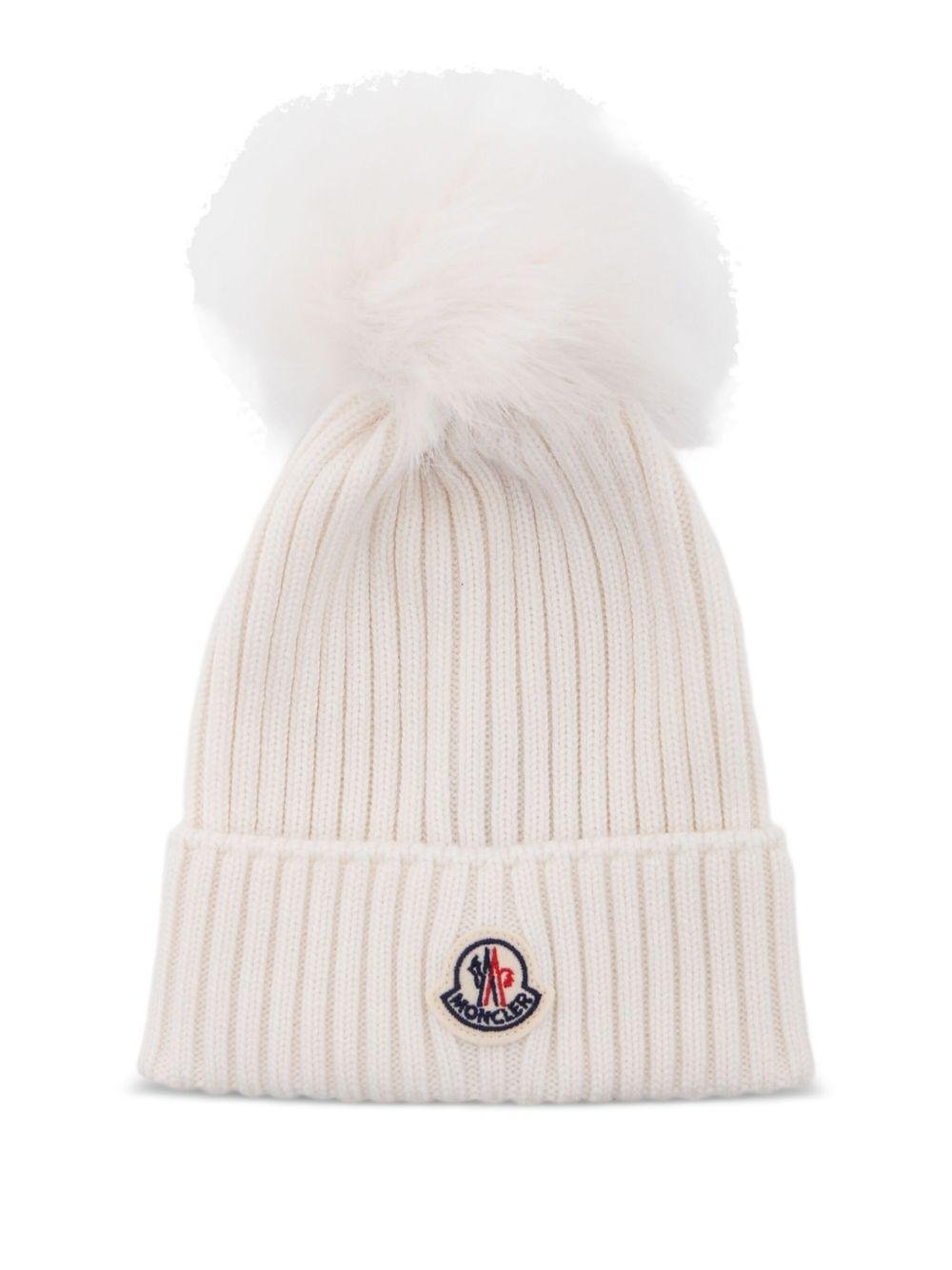 Moncler Enfant cappello con pompon - Ninna Nanna