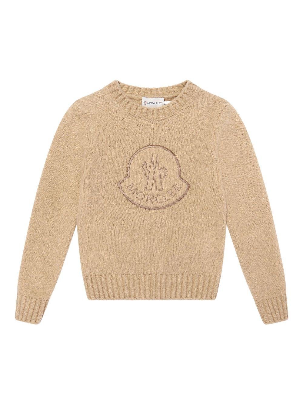 Moncler Enfant maglione con logo - Ninna Nanna