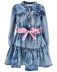 Monnalisa abito Chambray - Ninna Nanna