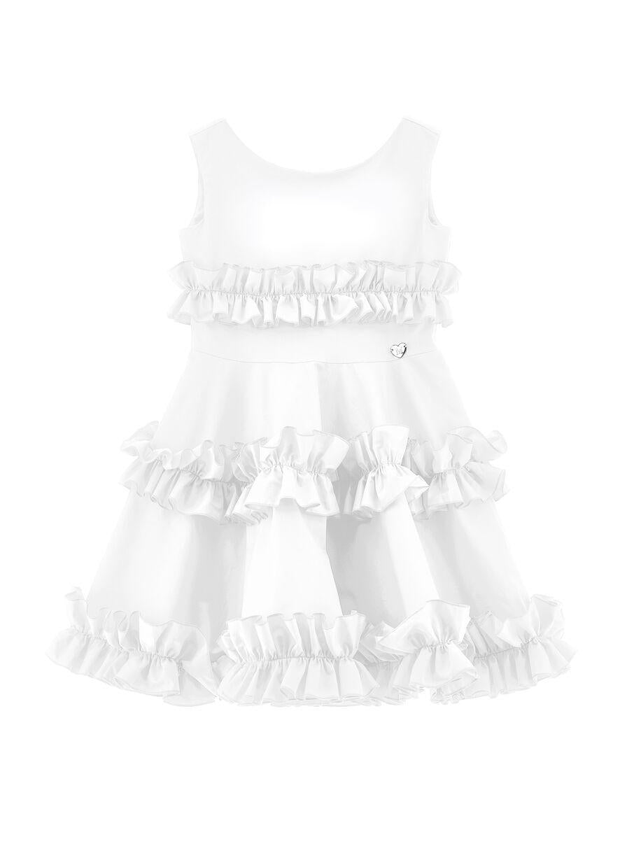 Monnalisa abito con rouches - Ninna Nanna