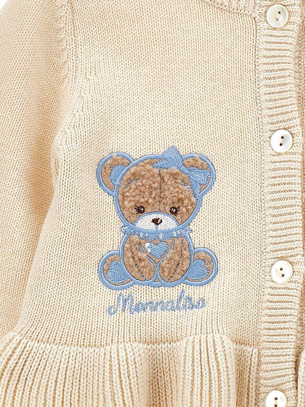 Monnalisa cardigan con ricamo - Ninna Nanna
