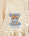 Monnalisa cardigan con ricamo - Ninna Nanna