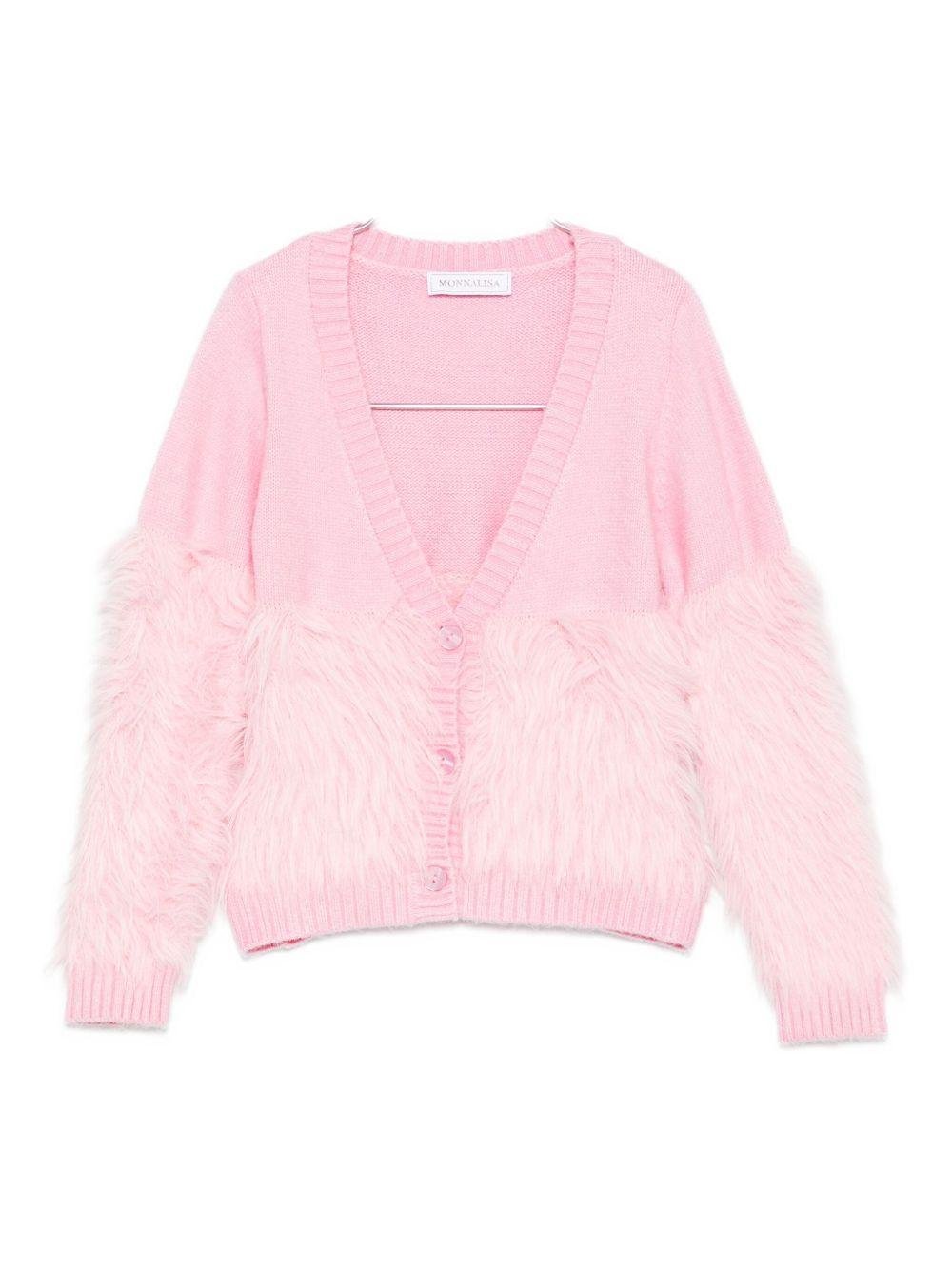 Monnalisa cardigan peloso - Ninna Nanna