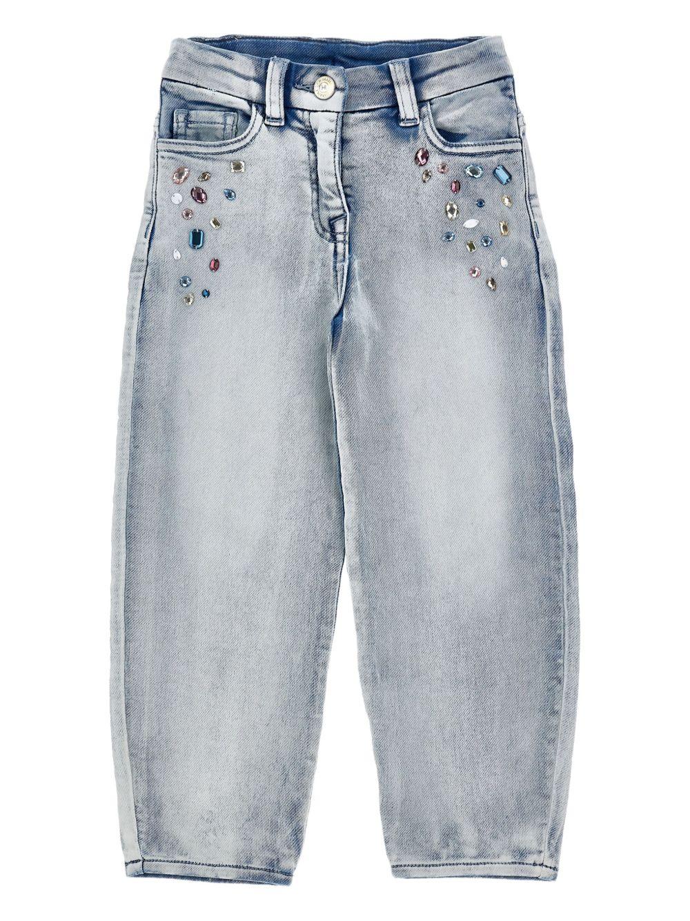 Monnalisa jeans con cristalli - Ninna Nanna