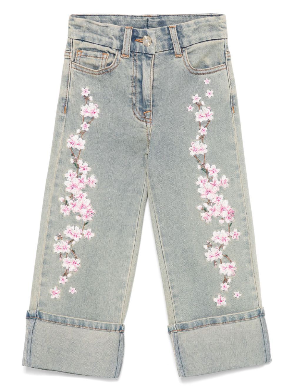 Monnalisa jeans con ricamo - Ninna Nanna