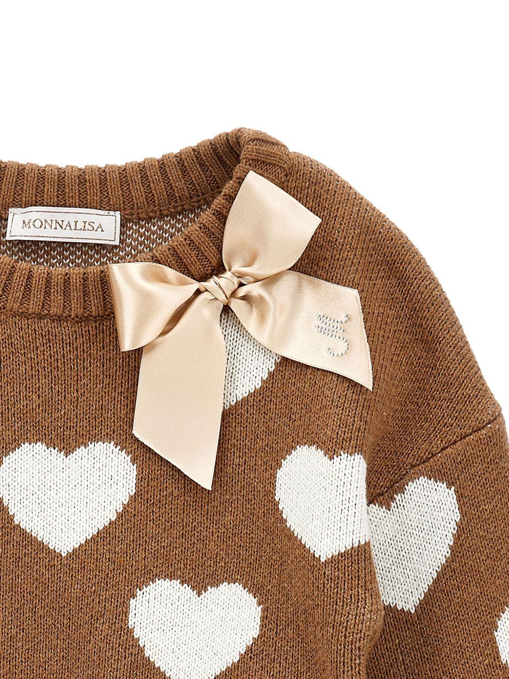 Monnalisa maglione a cuori - Ninna Nanna