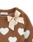 Monnalisa maglione a cuori - Ninna Nanna