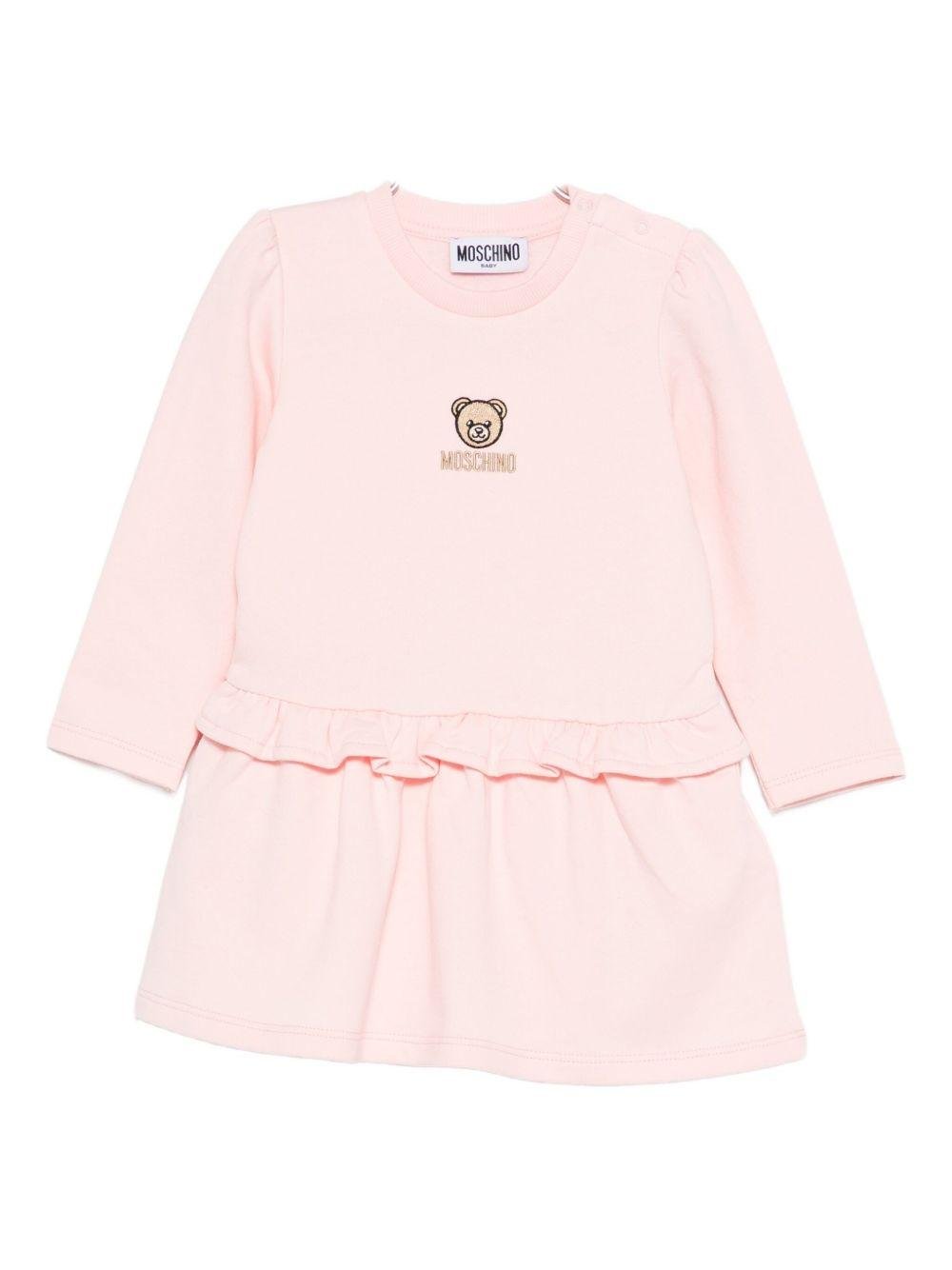 Moschino Kids abito con ricamo - Ninna Nanna