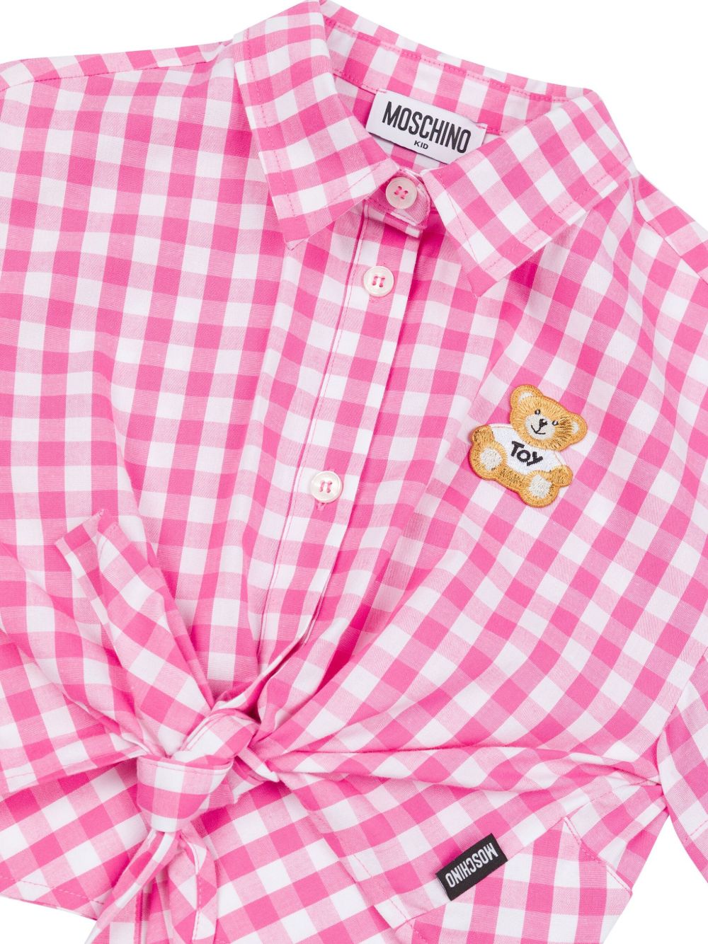 Moschino Kids camicia a quadri - Ninna Nanna