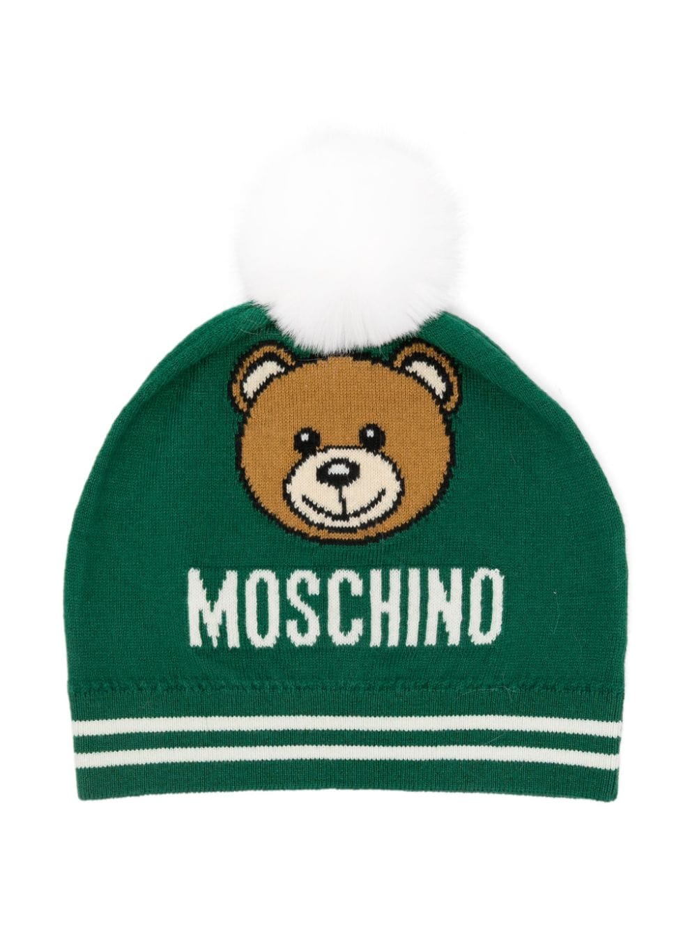 Moschino Kids cappello con pompon - Ninna Nanna