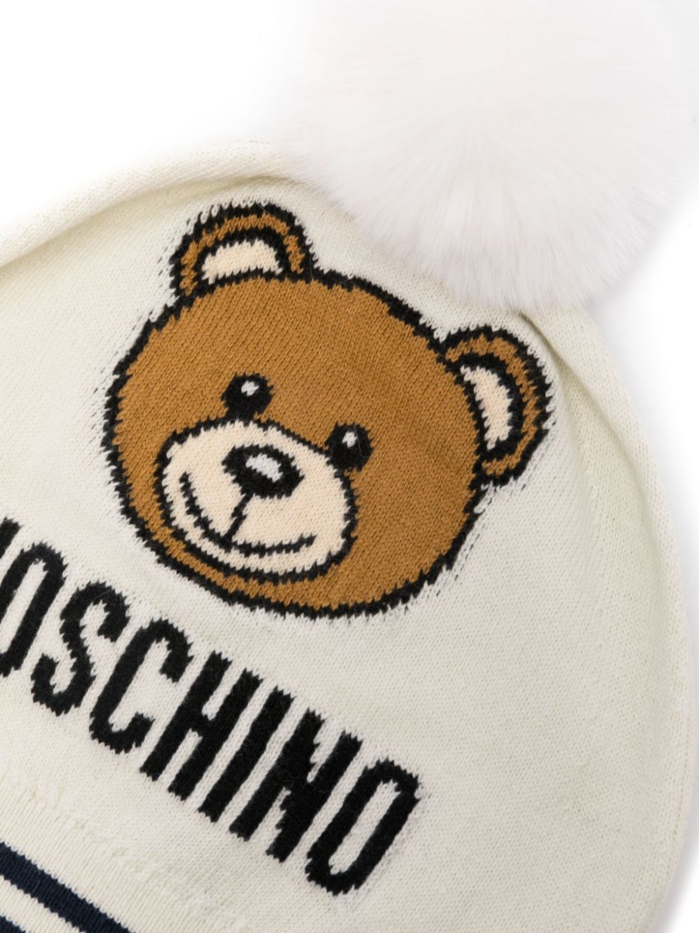 Moschino Kids cappello con pompon - Ninna Nanna