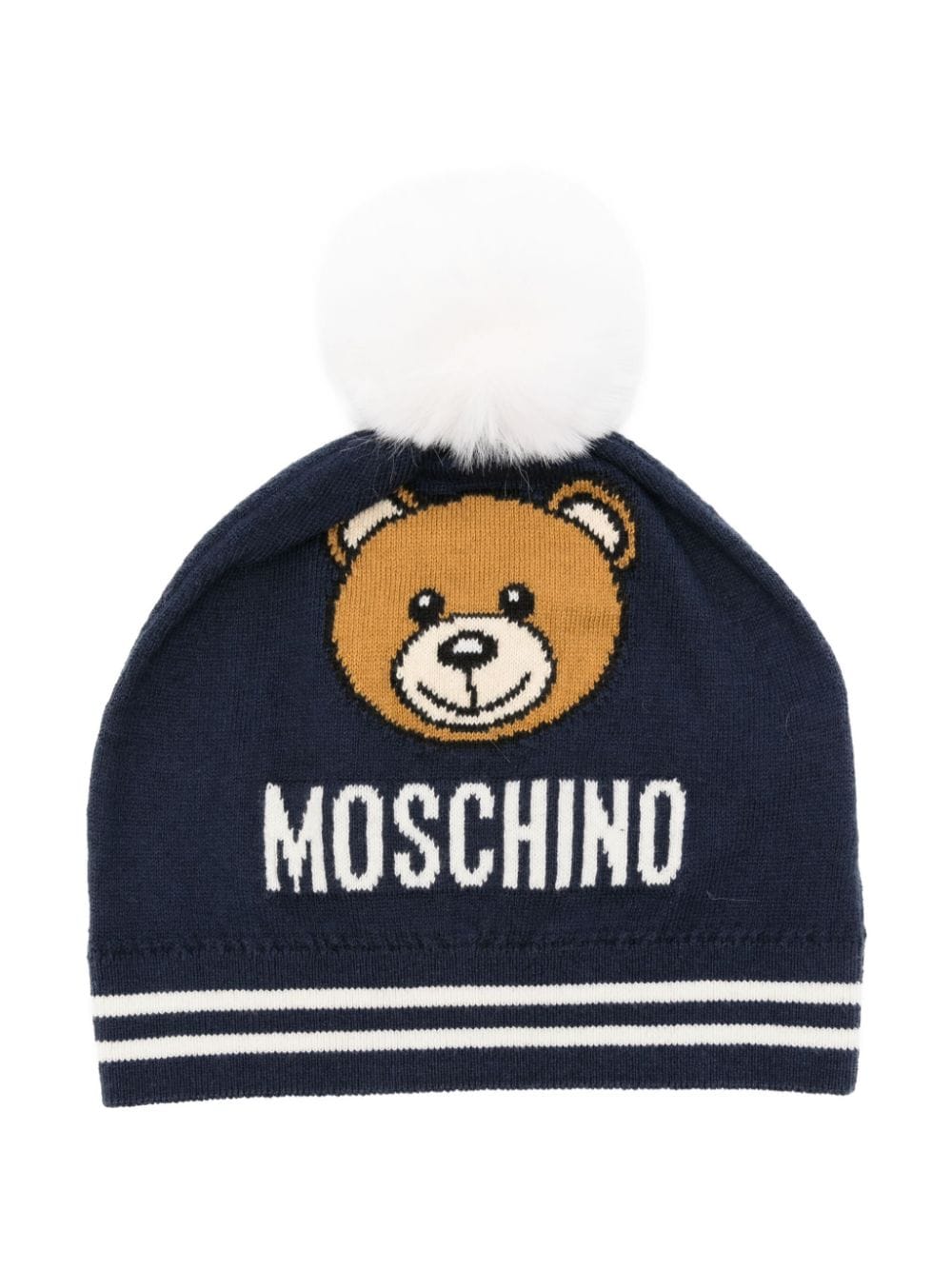 Moschino Kids cappello con pompon - Ninna Nanna