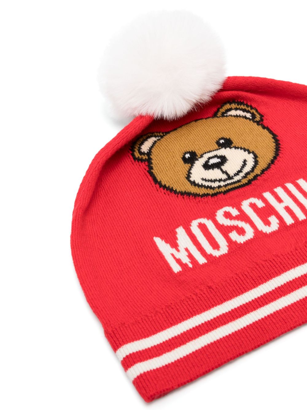 Moschino Kids cappello con pompon - Ninna Nanna