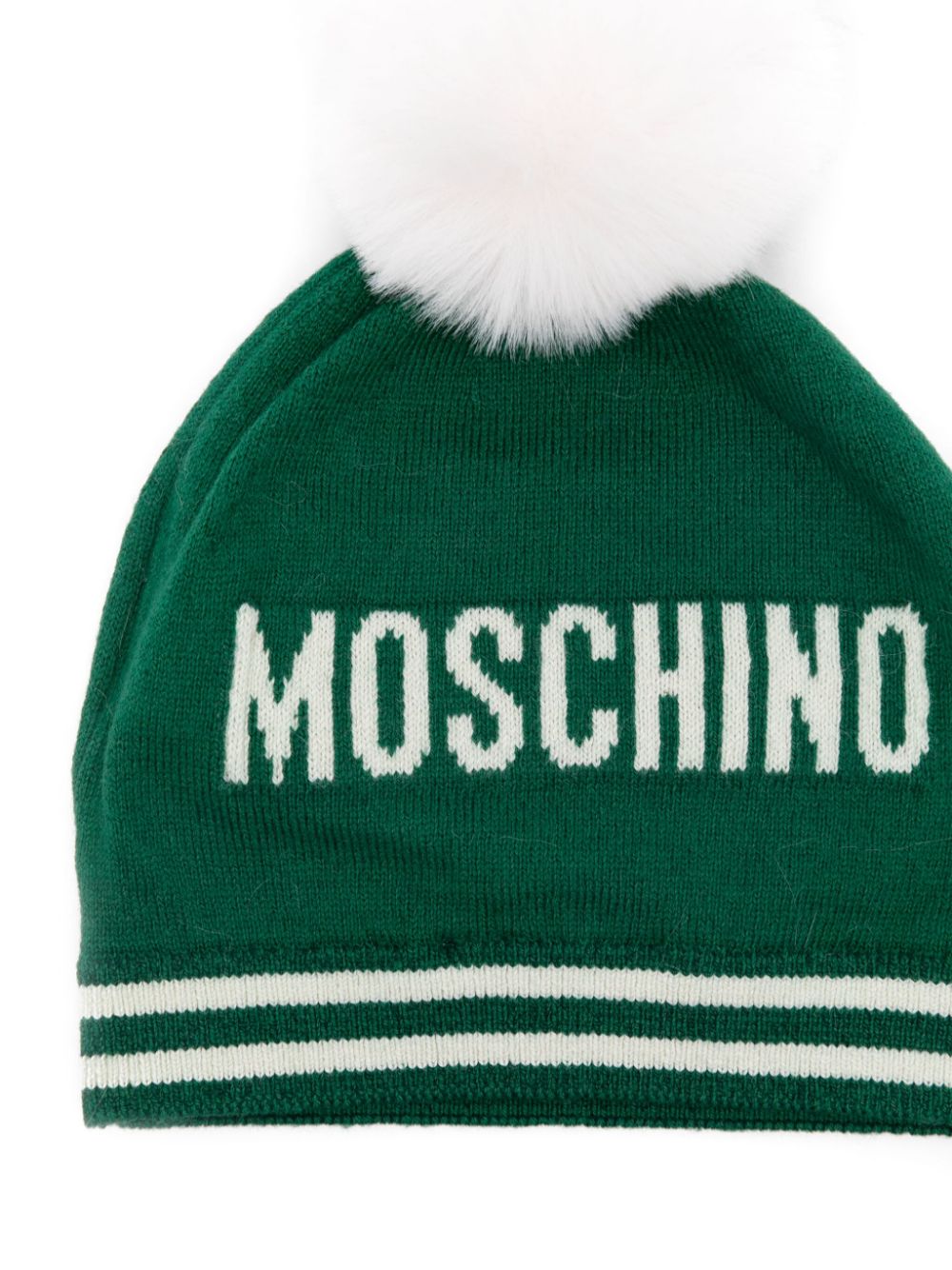 Moschino Kids cappello con pompon - Ninna Nanna